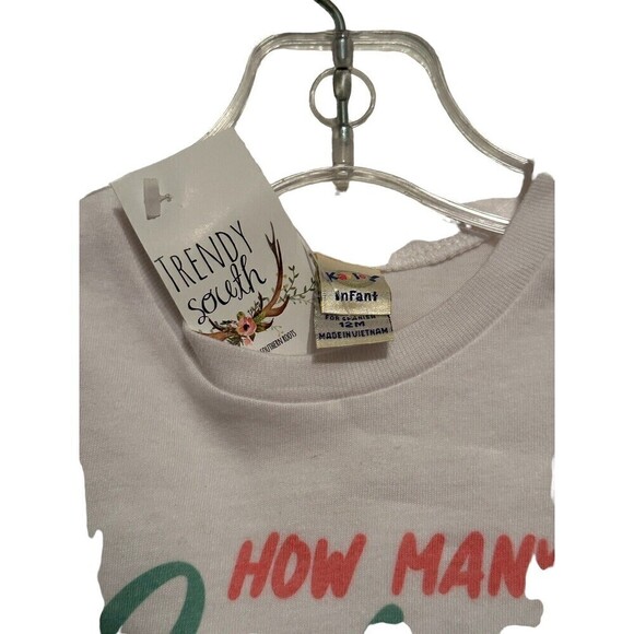 NWT Boutique “show many Cookies Will It Take To Get On The Nice List” Outfit 12m - Picture 2 of 2